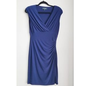 Ralph Lauren Sleeveless Dress with Draping